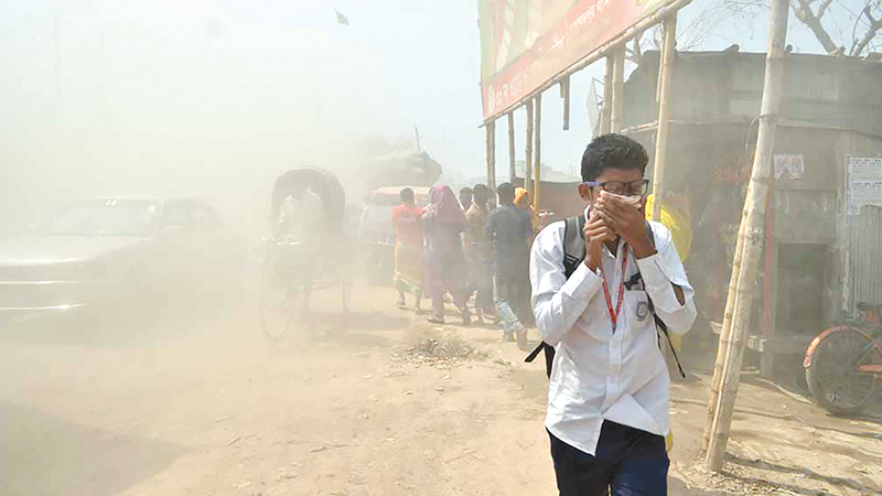 air pollution in dhaka